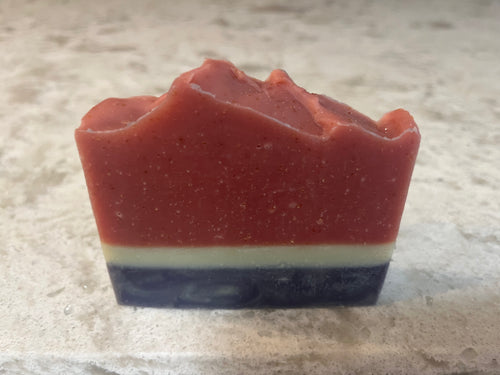 Mediterranean Fig Scrubbie - Cake Handmade Soap