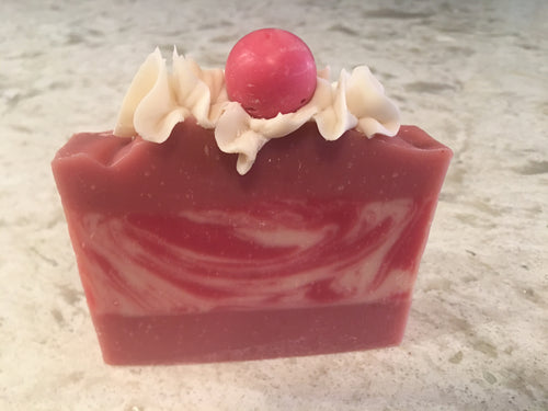 Spa Collection - Pink Chiffon - Cake Handmade Soap