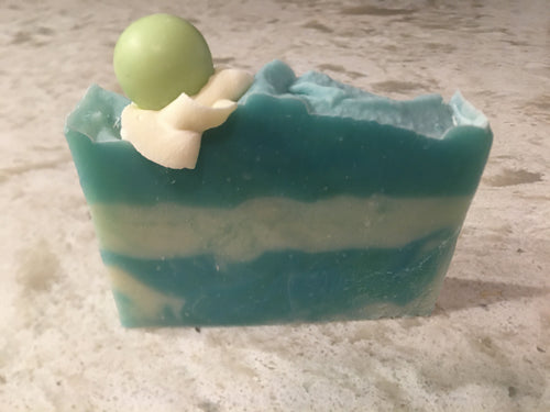 Peppermint Sage - Ready Before Christmas! - Cake Handmade Soap